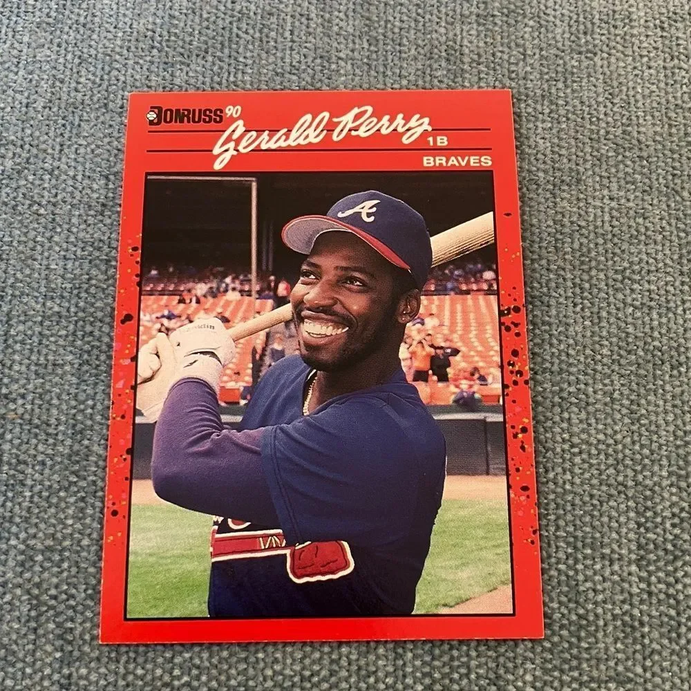 1990 Donruss Atlanta Braves Baseball Card Trading Card